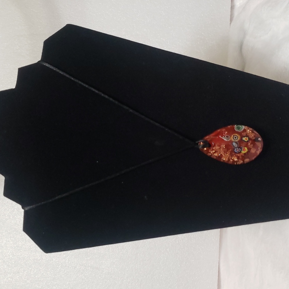 Floral/ Mix Glass Art Pendant